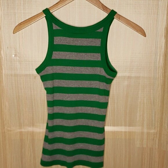 Nike Womens Ribbed Knit Striped Tank Top Medium - Picture 2 of 7